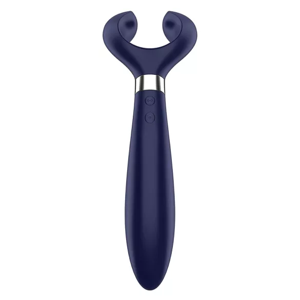 Satisfyer Endless Fun - vibratore per coppia ricaricabile impermeabile blu