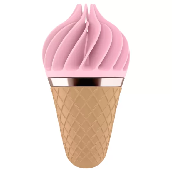 Satisfyer Sweet Treat - vibratore clitorideo rotante ricaricabile - rosa marrone