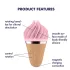 Satisfyer Sweet Treat - vibratore clitorideo rotante ricaricabile - rosa marrone