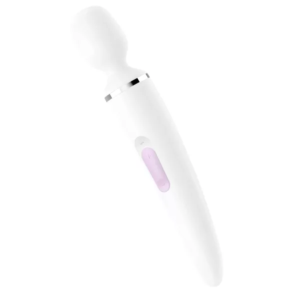 Satisfyer Wand-er Woman - massaggiatore vibrante impermeabile (bianco)