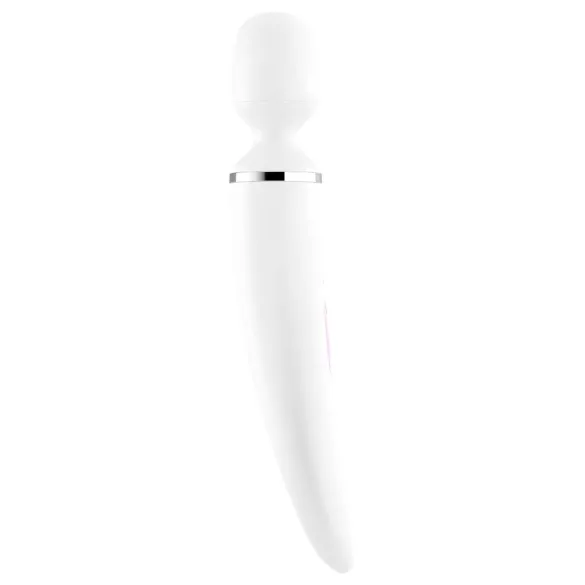 Satisfyer Wand-er Woman - massaggiatore vibrante impermeabile (bianco)