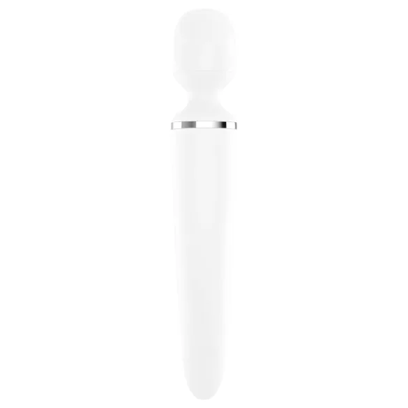 Satisfyer Wand-er Woman - massaggiatore vibrante impermeabile (bianco)