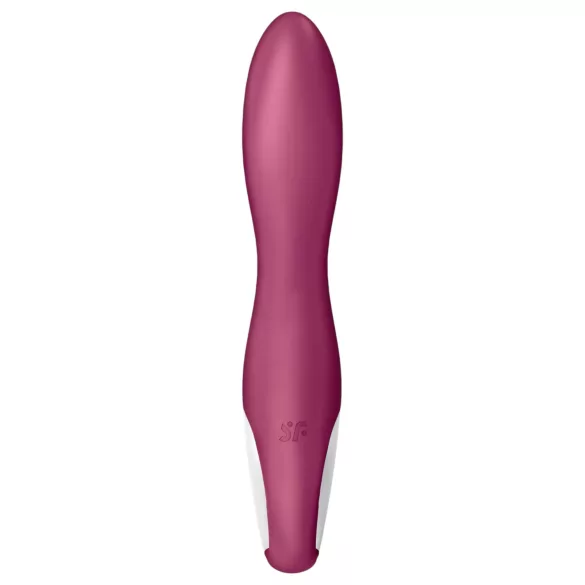 Satisfyer Heated Affair - vibratore clitorideo riscaldante - silicone rosso