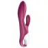 Satisfyer Heated Affair - vibratore clitorideo riscaldante - silicone rosso
