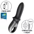 Satisfyer Hot Passion - vibratore anale riscaldante intelligente - nero
