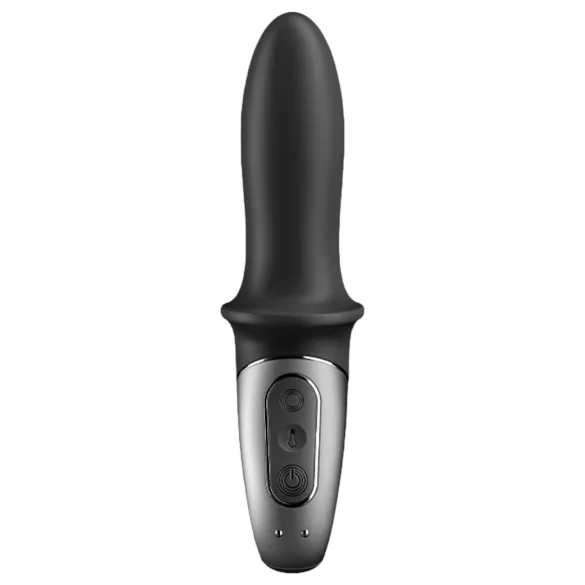 Satisfyer Hot Passion - vibratore anale riscaldante intelligente - nero