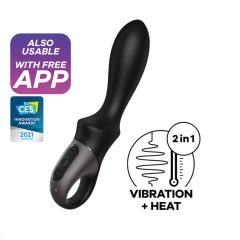   Vibratore anale riscaldante e intelligente Satisfyer Heat Climax (nero)