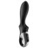 Satisfyer Heat Climax - vibratore anale riscaldante smart - silicone nero