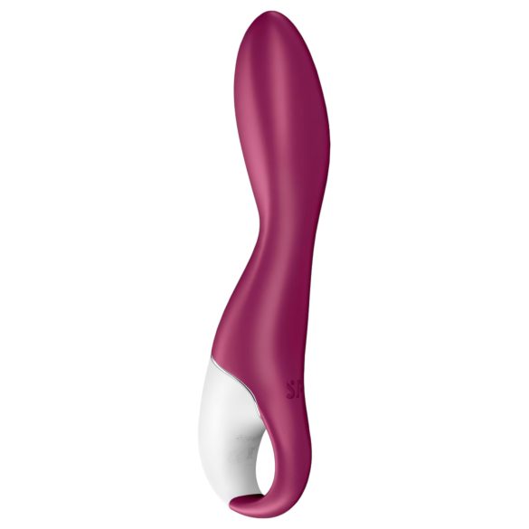 Satisfyer Heated Thrill - vibratore riscaldante intelligente - silicone rosso