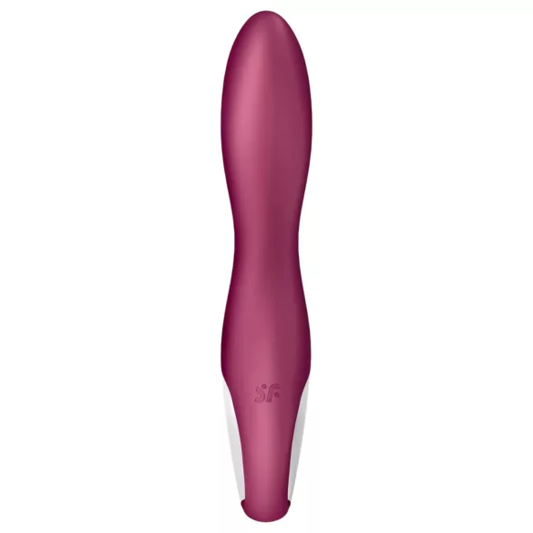 Satisfyer Heated Thrill - vibratore riscaldante intelligente - silicone rosso