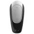 Satisfyer Double Fun - vibratore per coppia smart e impermeabile - nero