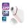 Satisfyer Love Triangle - Stimolatore Clitorideo a Onde d'Aria Intelligente (bianco)
