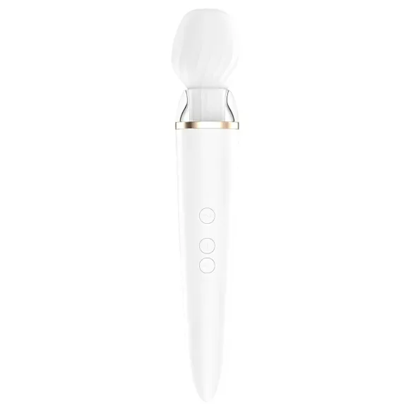 Satisfyer Double Wand-er - massaggiatore vibrante intelligente - bianco