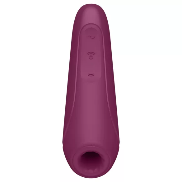 Satisfyer Curvy 1+ - stimolatore clitorideo onde d’aria smart - rosso
