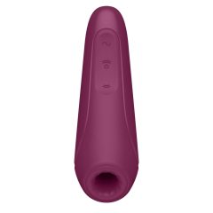   Satisfyer Curvy 1+ - vibratore clitorideo intelligente, ricaricabile e impermeabile (rosso rosa)