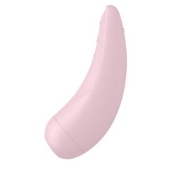   Stimolatore Clitorideo Vibrante e Impermeabile Satisfyer Curvy 2+ con Controllo Smartphone (Rosa)