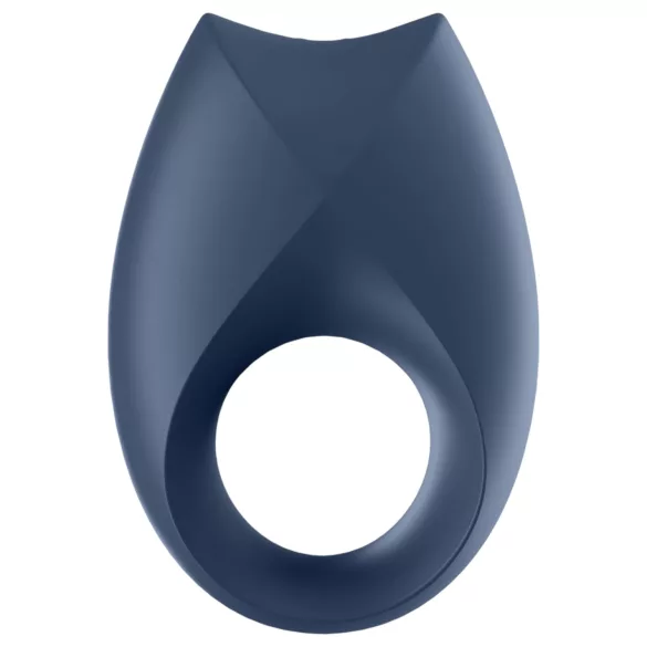 Satisfyer Royal One - anello fallico vibrante smart - silicone blu