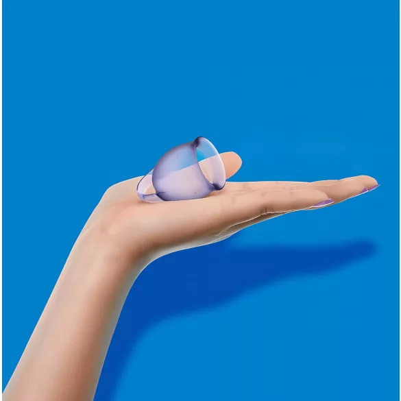 Satisfyer Feel Confident - coppette mestruali set - silicone viola