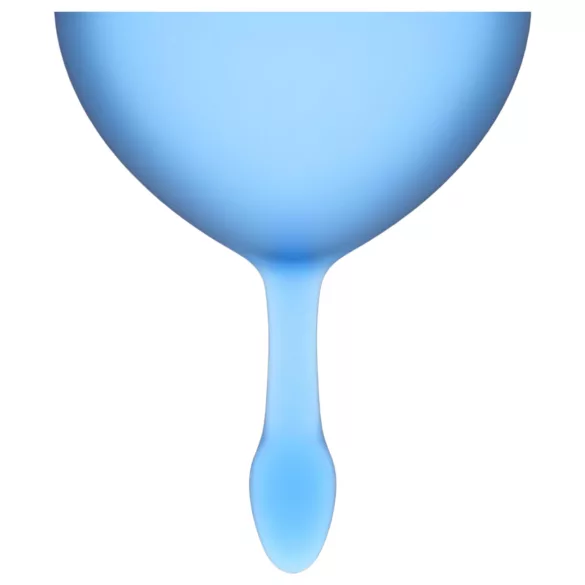 Satisfyer Feel Good - coppette mestruali set 2 pezzi - silicone blu