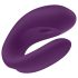Satisfyer Double Joy - vibratore di coppia intelligente, impermeabile (viola)