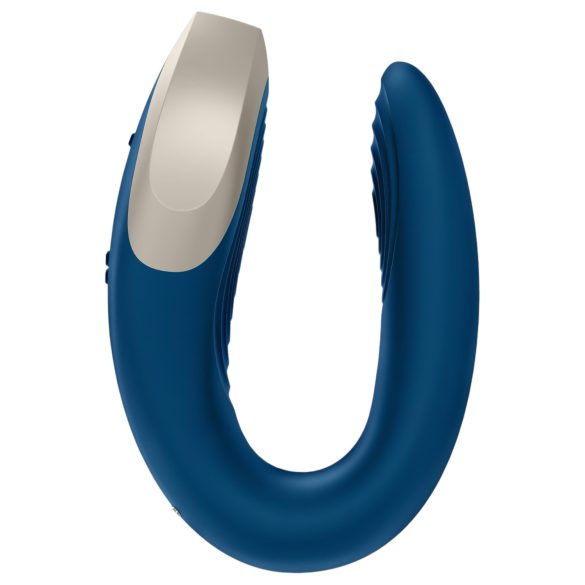 Satisfyer Double Love - vibratore di coppia smart (blu)