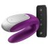 Satisfyer Double Fun - vibratore di coppia intelligente (viola)