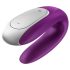 Satisfyer Double Fun - vibratore di coppia intelligente (viola)