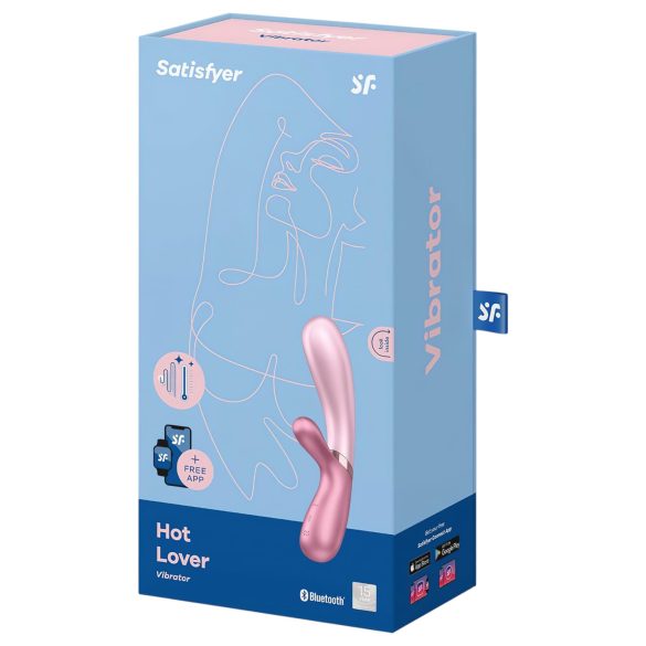 Satisfyer Hot Lover - vibratore intelligente - silicone rosa