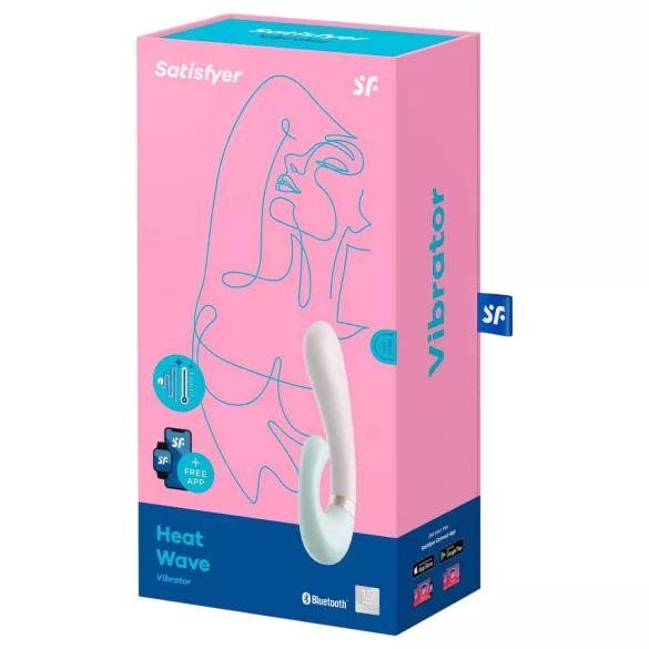 Satisfyer Heat Wave - Vibratore riscaldante controllato da app (menta)