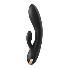   Vibratore Satisfyer Double Flex - intelligente con doppio stimolatore per clitoride (nero)