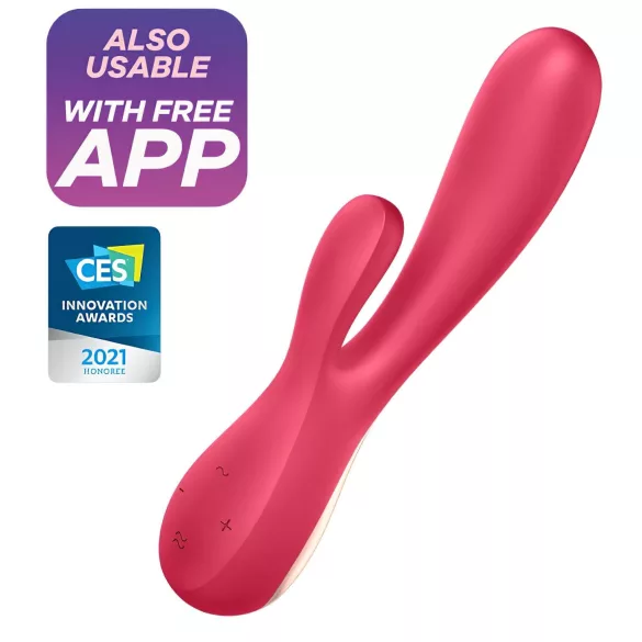 Satisfyer - vibratore smart impermeabile - silicone rosso