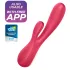 Satisfyer - vibratore smart impermeabile - silicone rosso