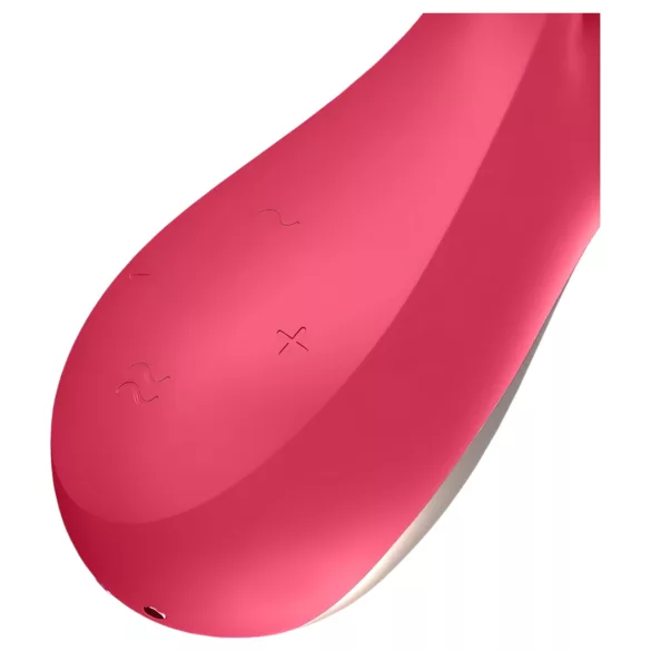 Satisfyer - vibratore smart impermeabile - silicone rosso