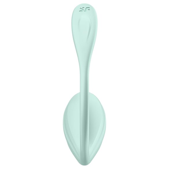 Satisfyer Smooth Petal - uovo vibrante intelligente (verde)