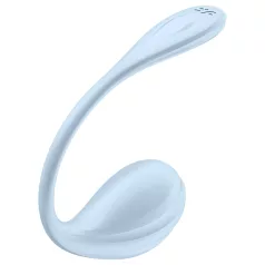   Satisfyer - ovetto vibrante telecomandato - liscio - silicone blu