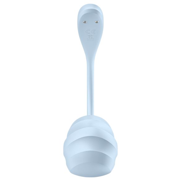 Satisfyer Smooth Petal - ovetto vibrante intelligente (blu)