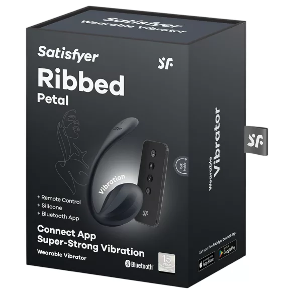 Satisfyer - ovetto vibrante con telecomando - nero - stimolazione interna