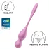 Satisfyer Love Birds 1 - Pallina geisha vibrante controllata tramite app (rosa)