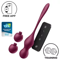   Satisfyer Love Birds Vary - Pallina geisha vibrante con controllo tramite app (rosso)