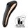 Satisfyer Dual Kiss - vibratore vaginale e clitorideo ricaricabile (nero)