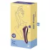 Satisfyer Dual Kiss - vibratore 2 in 1 per vagina e clitoride (viola)
