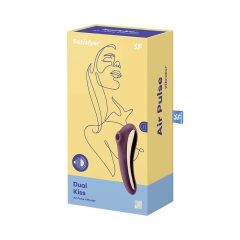   Satisfyer Bacio Doppio - vibratore ricaricabile per clitide e vagina (viola)