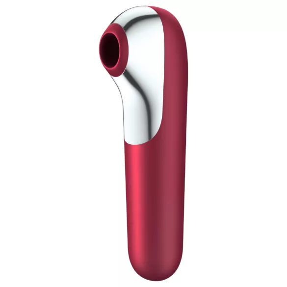 Satisfyer Dual Love - vibratore clitoride e vaginale smart - rosso