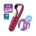Satisfyer Dual Love - vibratore clitoride e vaginale smart - rosso