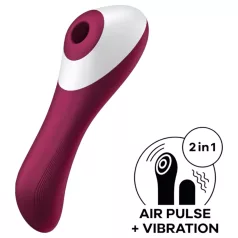   Satisfyer Dual Crush - vibratore vaginale e clitorideo ricaricabile - rosso