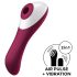 Satisfyer Dual Crush - vibratore vaginale e clitorideo ricaricabile - rosso