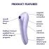 Satisfyer Dual Pleasure - vibratore clitorideo e punto G 2in1 - viola