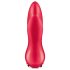 Satisfyer Rotator Plug 1 - vibratore anale con perline (rosso)