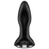 Satisfyer Rotator Plug 2 - plug anale vibrante perlato - silicone nero