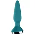 Satisfyer Plug-ilicious 1 - vibratore anale intelligente - silicone verde